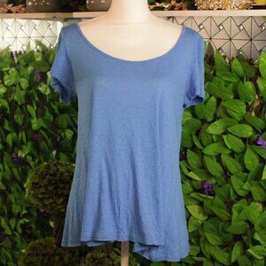 Vineyard Vines Women's Blue Cotton Modal Swing Tee Top SZ Small Blue